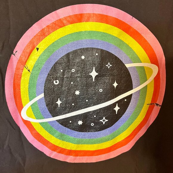 Emy Ave - Custom Printed "Get Lost" space tee - L/XL - Picture 4 of 4